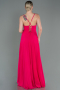 Fuchsie Abendkleid Lang ABU1305
