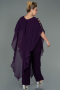 Violett dunkel Abendgarderobe İn Großen Größen Chiffon ABT080