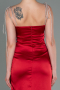 Abschlusskleid Lang Satin Rot ABU3198