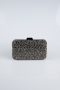 Abendtasche Steinbesetzt Platin SHT827