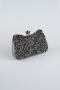 Abendtasche Steinbesetzt Platin SH828