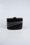 Abendtasche Verputz Schwarz SH822