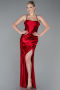 Abschlusskleid Lang Rot ABU3247