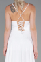 Abendkleid Lang Weiß ABU1305