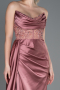 Zwiebelschale Abendkleid Satin Lang ABU6141