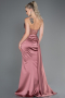 Zwiebelschale Abendkleid Satin Lang ABU6141