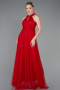Abschlusskleid Lang Rot ABU3252