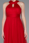 Abschlusskleid Lang Rot ABU3252