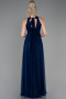 Marineblau Abschlusskleid Lang ABU3252