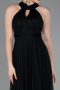 Abschlusskleid Lang Schwarz ABU3252