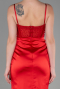 Abendkleid Lang Satin Rot ABU3312