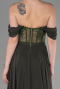 Abendkleid Lang Chiffon Khaki ABU3310