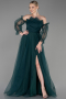 Abendkleid Lang Smaragdgrün ABU2076