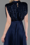 Abendkleid Lang Marineblau ABU3326