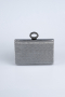 Abendtasche Laserschnitt Platin SH830