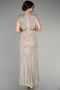 Nerzbraun Abendkleid Schuppig Lang ABU2752