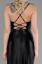 Schwarz Abschlusskleid Lang ABU3247