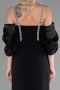 Partykleid Lang Schwarz ABU2911