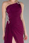 Pflaume Abendkleid Lang ABU2964