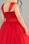 Abendkleid für Kinder Lang Rot ABU3031