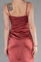 Abendkleid Lang Satin Zimtfarben ABU3390