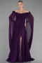 Standesamtkleid Lang Chiffon Violette ABU3462
