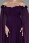 Standesamtkleid Lang Chiffon Violette ABU3462