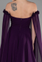 Standesamtkleid Lang Chiffon Violette ABU3462