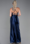 Abschlusskleid Lang Marineblau ABU3247