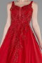 Designer Abendkleid Lang Rot ABU3595