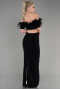 Abendkleid Lang Schwarz ABU3602