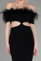 Abendkleid Lang Schwarz ABU3602