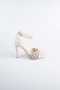 Party-Schuhe Leder Beige AB8004