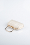 Abendtasche Laserschnitt Gold SH839