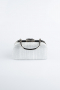 Abendtasche Laserschnitt Silber SH839