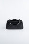Abendtasche Laserschnitt Schwarz SH839