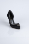 Stiletto Satin Schwarz MJ8008