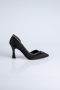Stiletto Satin Schwarz MJ8008