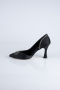 Stiletto Satin Schwarz MJ8008