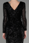 Partykleid Midi Schwarz ABK1808