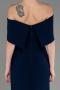 Abendkleid Lang Marineblau ABU3775