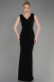 Abendkleid Lang Schwarz ABU1190