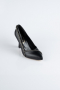 Stiletto Leder Schwarz MJD5158