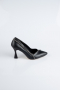 Stiletto Leder Schwarz MJD5158