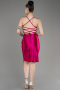 Partykleid Kurz Fuchsie ABK2078