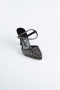 Stiletto Satin Schwarz MJ5165