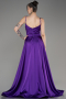 Violette Abendkleid Satin Lang ABU1601