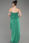 Abschlusskleid Lang Chiffon Grün ABU3947