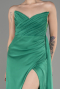 Abschlusskleid Lang Chiffon Grün ABU3947