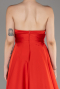 Abschlusskleid Lang Satin Koralle ABU3965